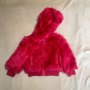 Girls Juicy Couture furry and lined jacket Size 2-3